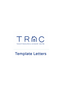 Template letters